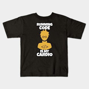 Running Code Is My Cardio Kids T-Shirt